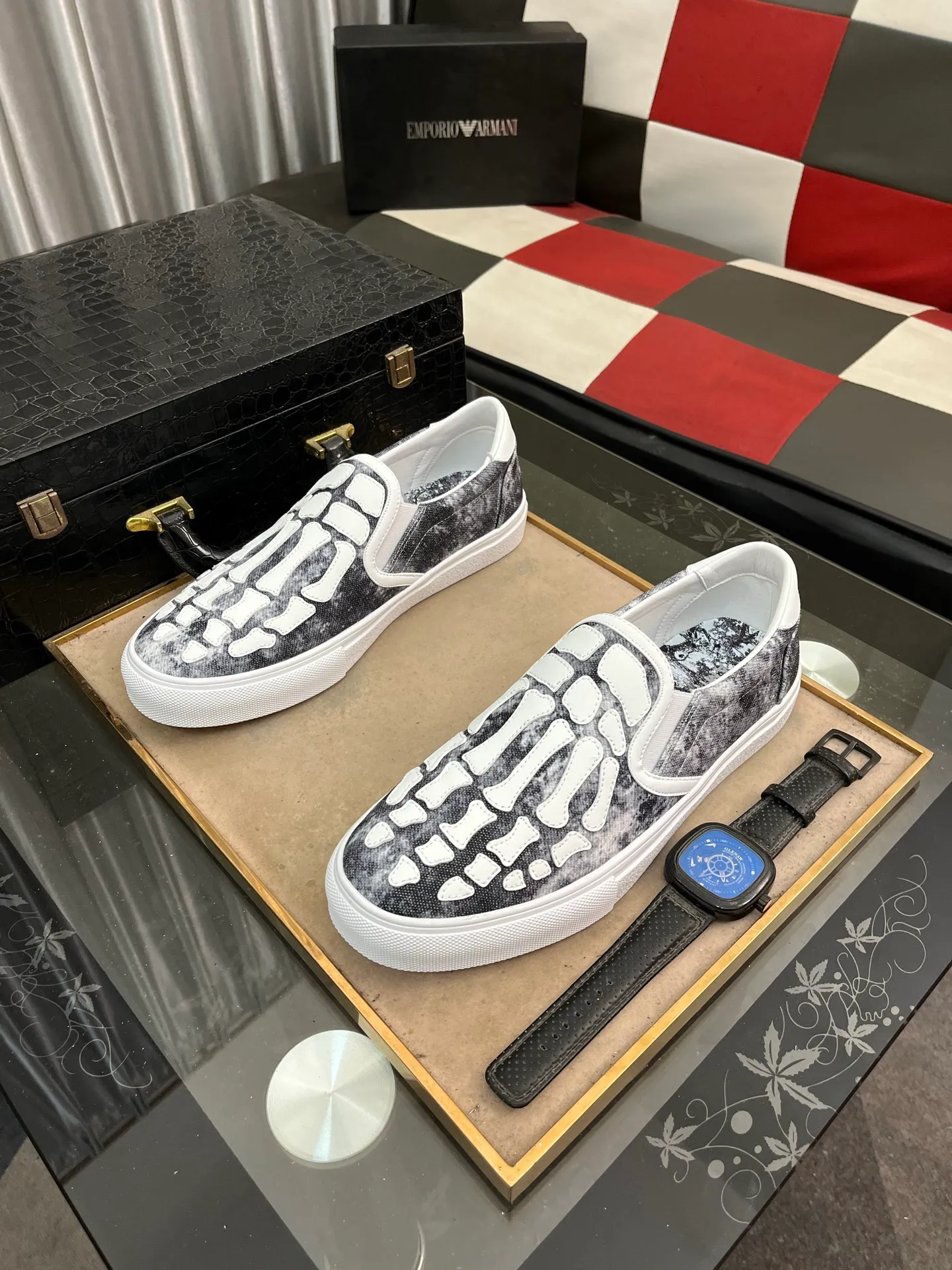 Men's men's shoes 💰420⌚️⌚️miri star shoes bone moral training shoes casual shoes amiri 2025 spring and summer star shoes bone moral training shoes micro-shaped body, the bone weaving pattern made of multi-layer genuine leather is more three-dimensional, slightly thicker and rich, and all elements are just right! The details are just right. Size: 38 to 444️⃣Colors available